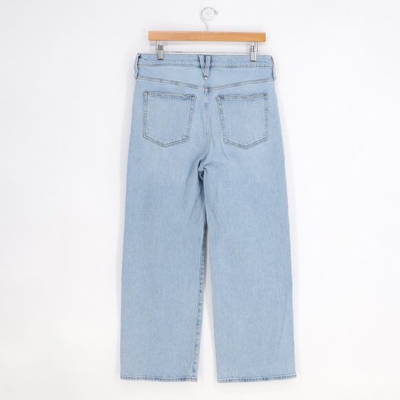 J.CREW Slim Wide-Leg Jean in Elia Wash Light Blue High-Rise Size 30 - Picture 3 of 10